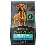 Purina Pro Plan Large Breed Dry Puppy Food, Chicken and Rice Formula - 34 lb. Bag (Packaging May...